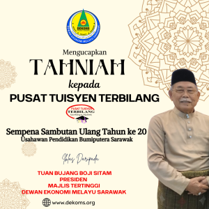 20 Tahun Pusat Tuisyen Terbilang:  Ketahanan Usahawan Melayu, Kejayaan Anak Bangsa