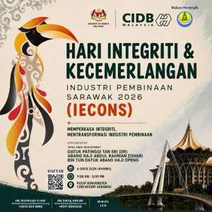 JEMPUTAN HARI INTEGRITI & KECEMERLANGAN INDUSTRI PEMBINAAN SARAWAK 2026 (IECONS 2026)